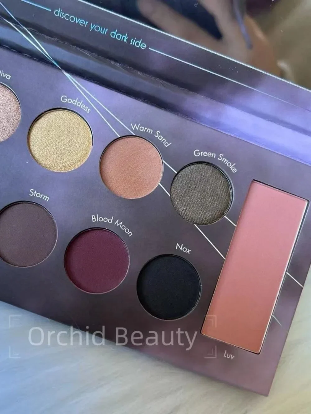 New BH Cosmetics Mrs. Bella Dark Side Eyeshadow & Blush Palette~Discontinued